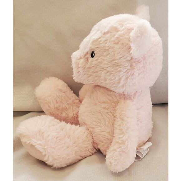 Animal Adventure Pink Pig Stuffed Animal Plush Toy Embroidered Eyes - Picture 2 of 11